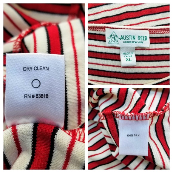 Austin Reed | Vintage Silk Knit Striped Tank Top - Picture 6 of 6